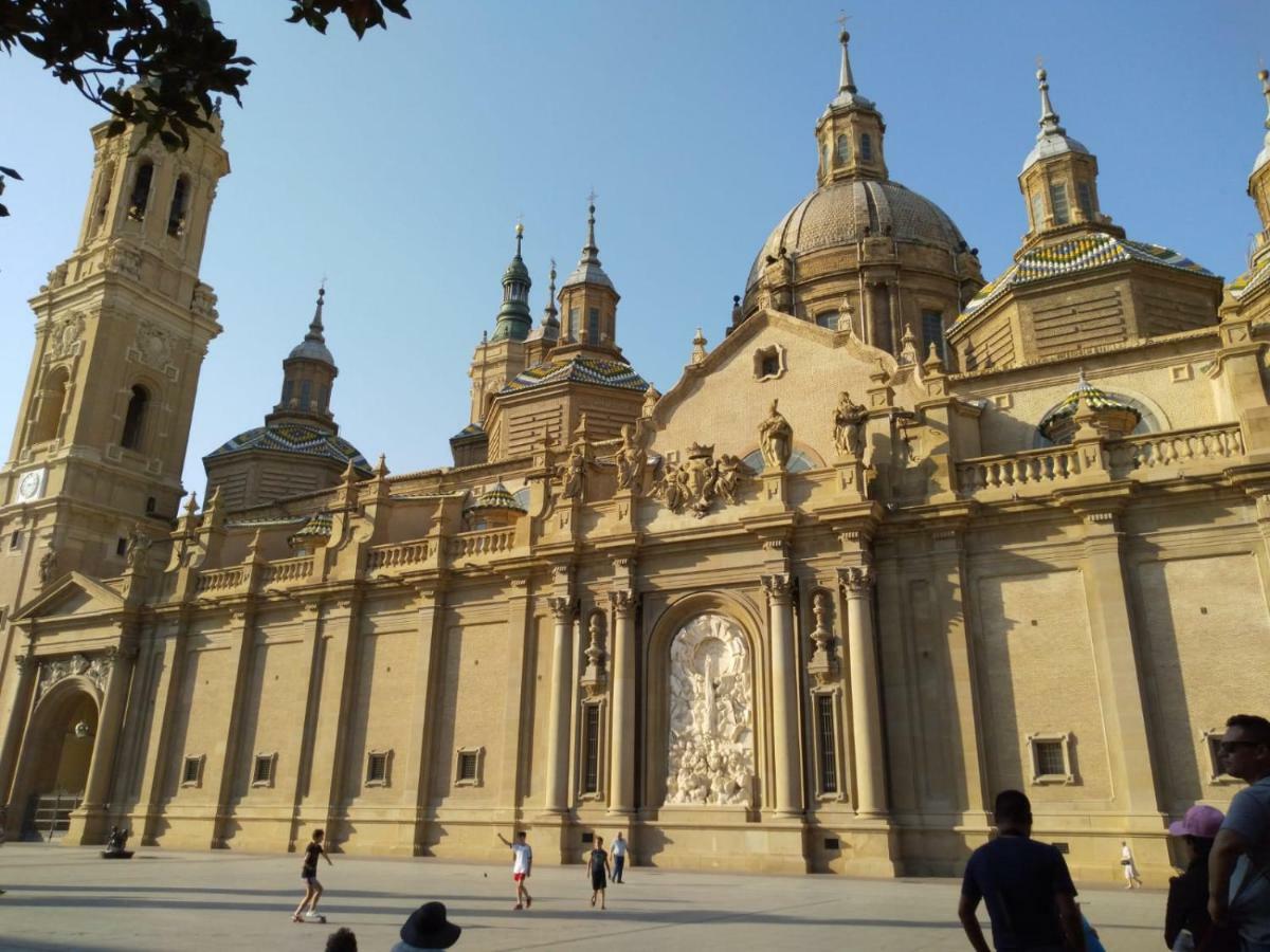 Acojedor Piso A Metros Del Pilar Y Plaza Espana Saragossa Exterior foto