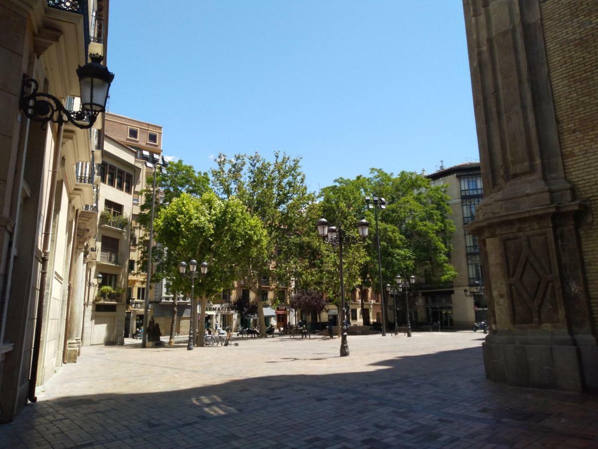 Acojedor Piso A Metros Del Pilar Y Plaza Espana Saragossa Exterior foto